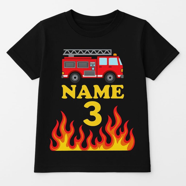 Fire Truck Kids’ T-Shirt